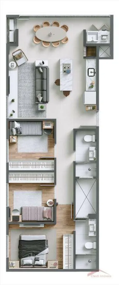 Apartamento, 3 quartos, 75 m² - Foto 11