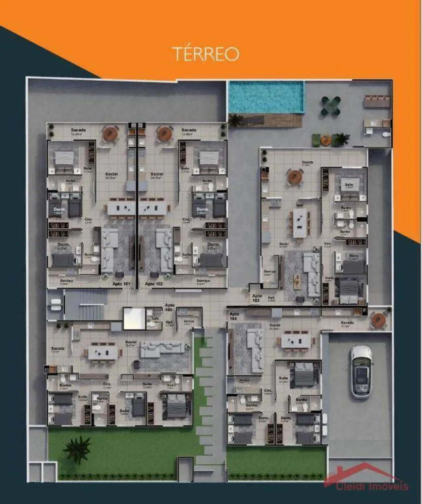Apartamento, 3 quartos, 137 m² - Foto 10