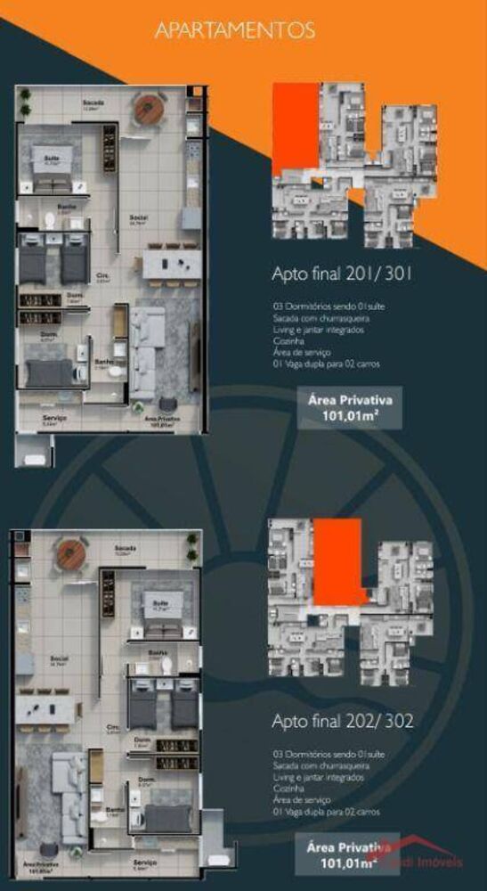 Apartamento, 3 quartos, 143 m² - Foto 3