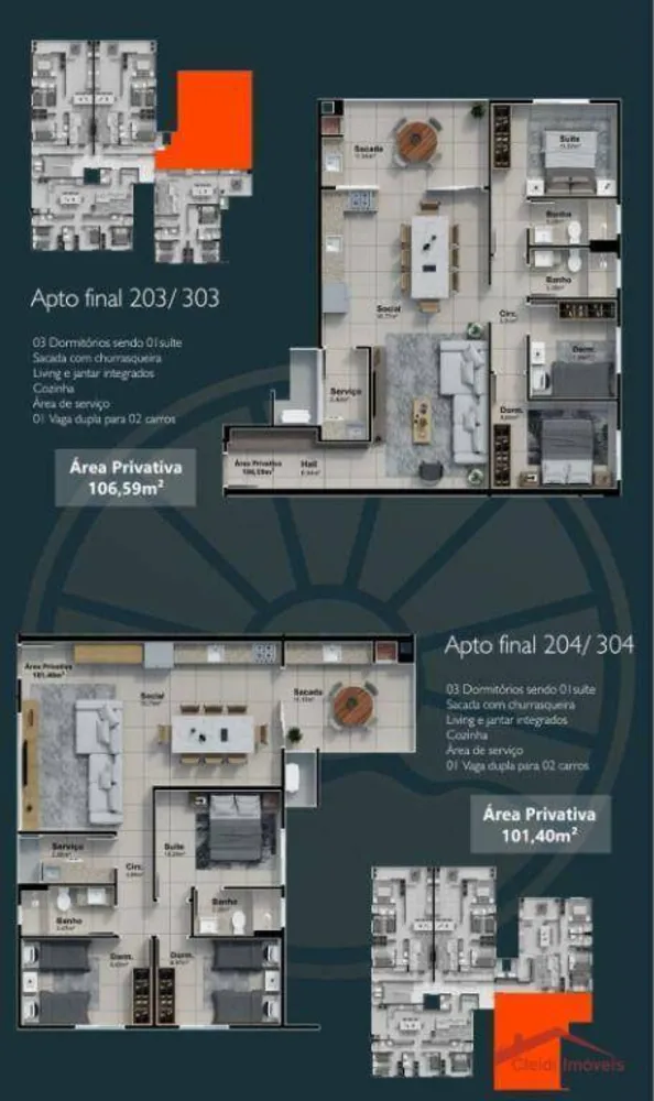 Apartamento, 3 quartos, 143 m² - Foto 9