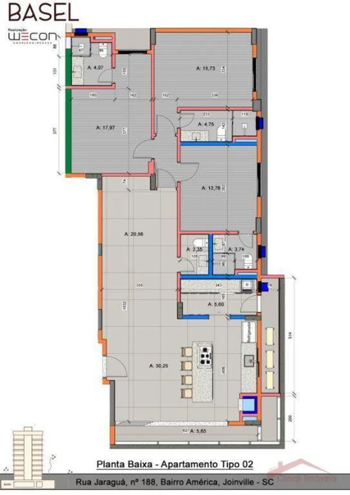Apartamento, 3 quartos, 141 m² - Foto 3