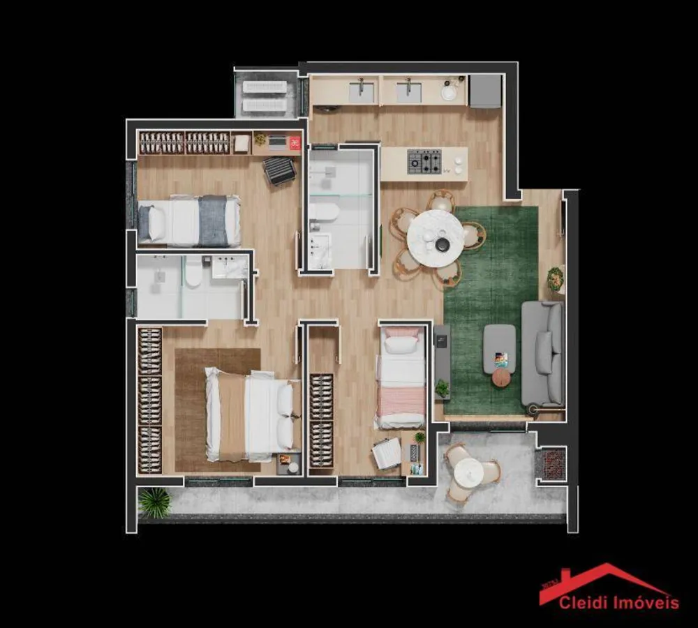Apartamento, 2 quartos, 78 m² - Foto 16