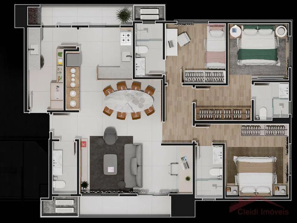 Apartamento, 3 quartos, 116 m² - Foto 13