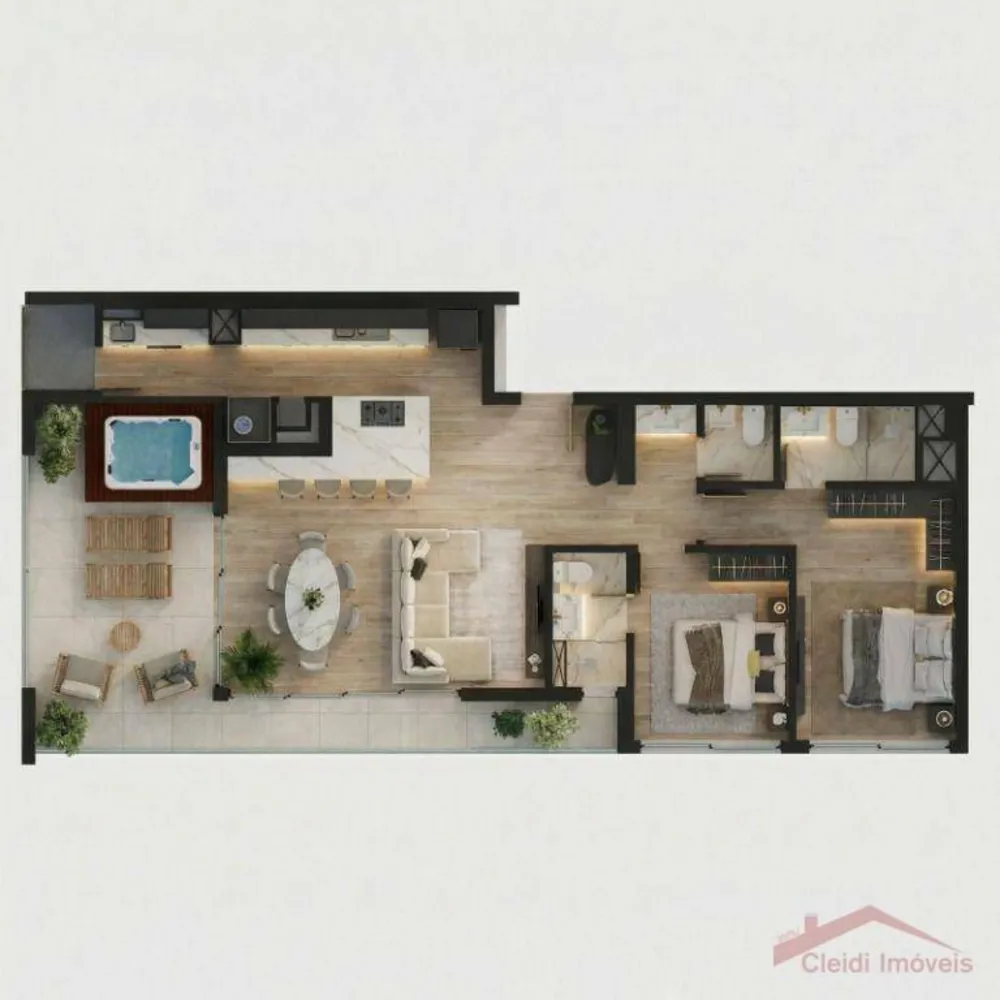 Apartamento, 2 quartos, 114 m² - Foto 3