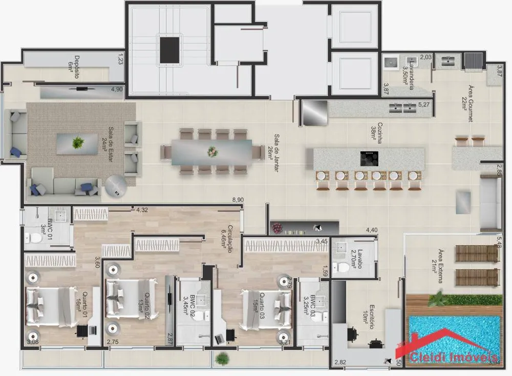 Apartamento, 3 quartos, 111 m² - Foto 18