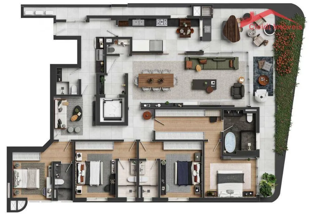 Apartamento, 3 quartos, 199 m² - Foto 16