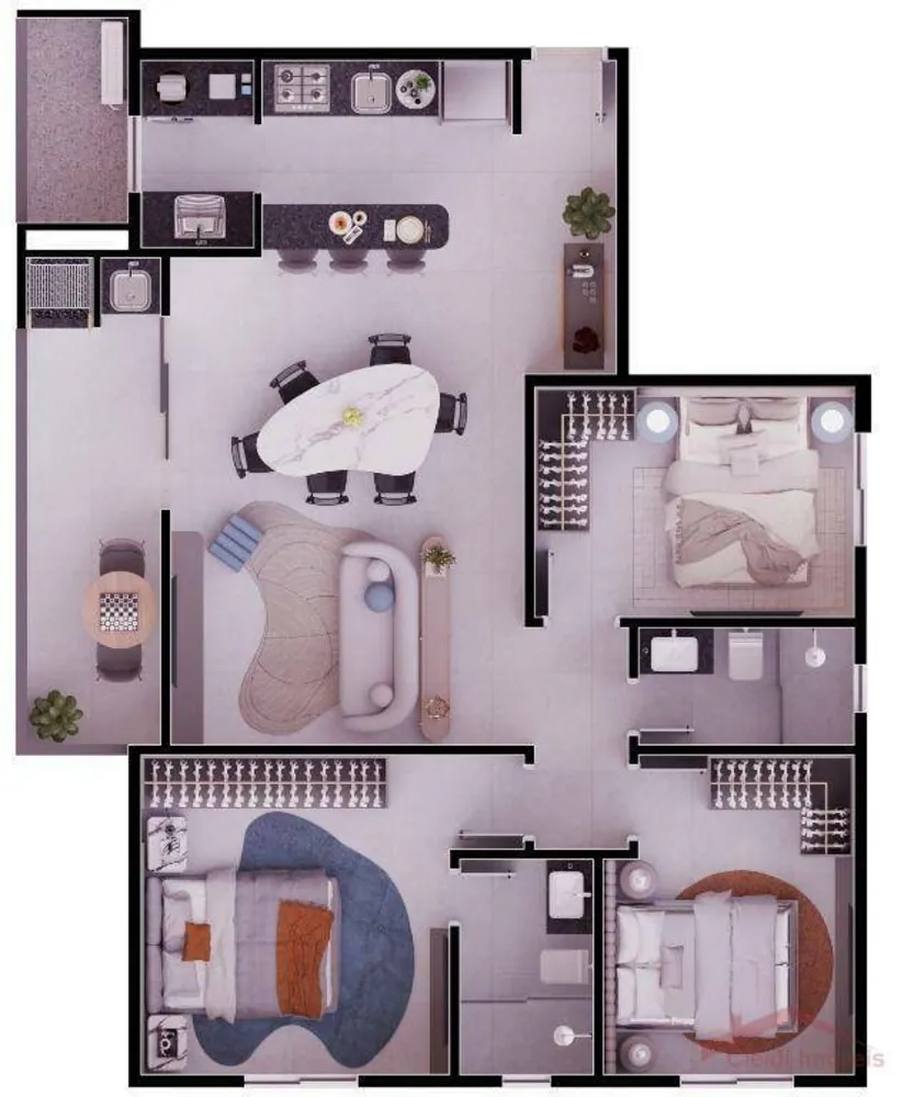 Apartamento, 3 quartos, 72 m² - Foto 6