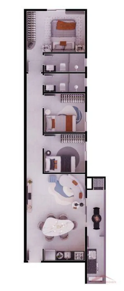 Apartamento, 3 quartos, 72 m² - Foto 7