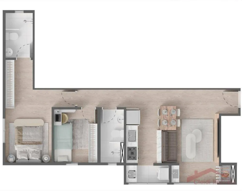 Apartamento, 2 quartos, 57 m² - Foto 12
