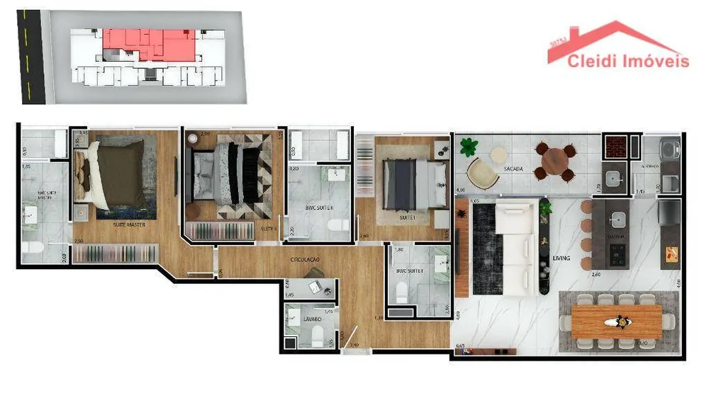 Apartamento, 3 quartos, 111 m² - Foto 20