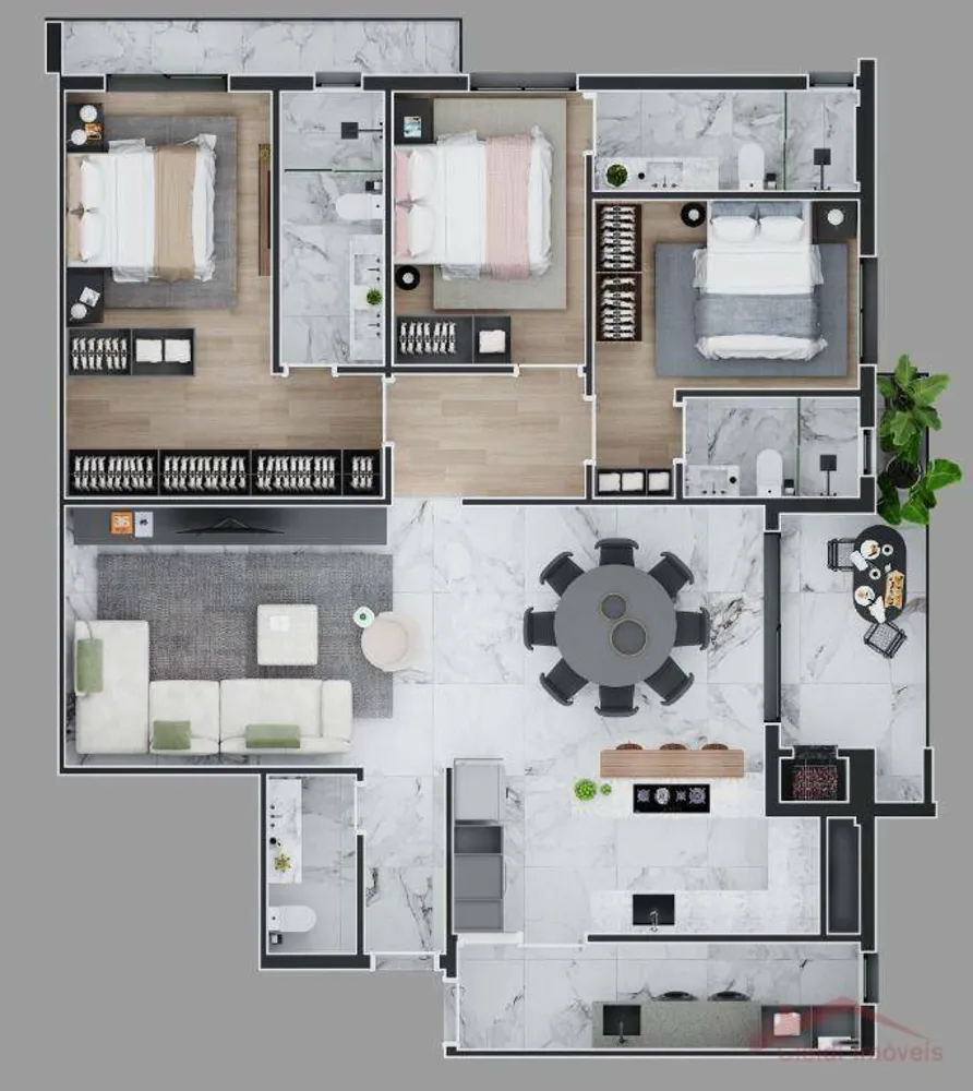 Apartamento, 3 quartos, 136 m² - Foto 11