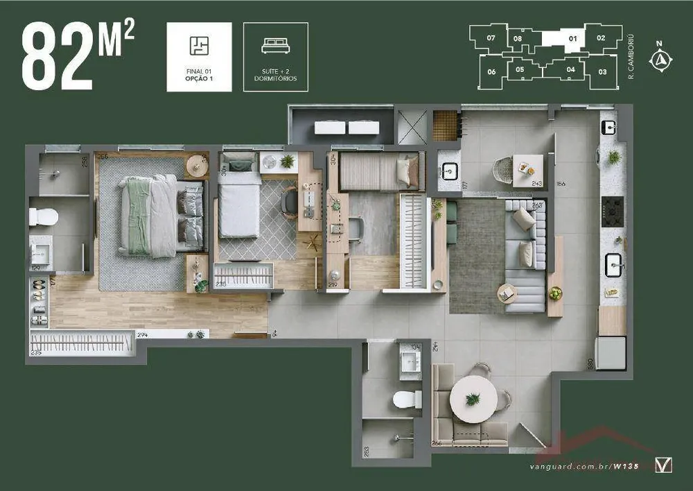 Apartamento, 3 quartos, 82 m² - Foto 20