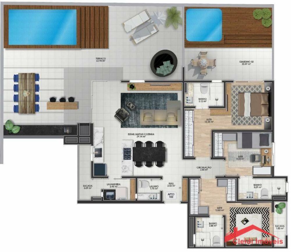 Apartamento, 3 quartos, 191 m² - Foto 4
