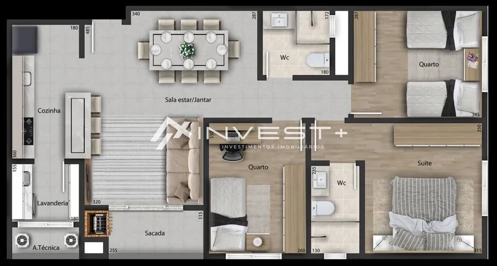 Apartamento, 2 quartos, 90 m² - Foto 12