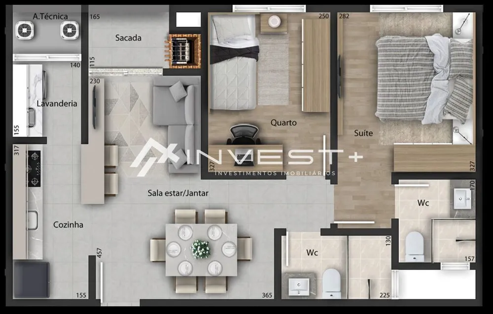 Apartamento, 2 quartos, 60 m² - Foto 8