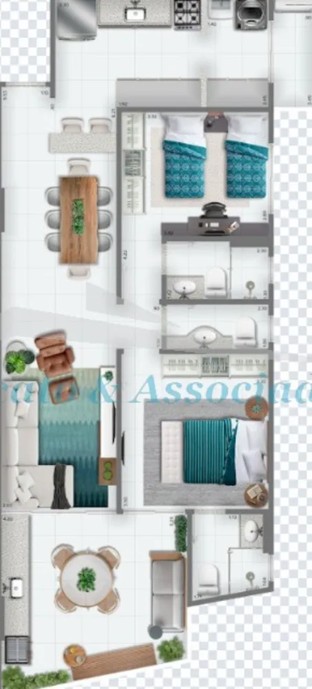 Apartamento, 2 quartos, 76 m² - Foto 3