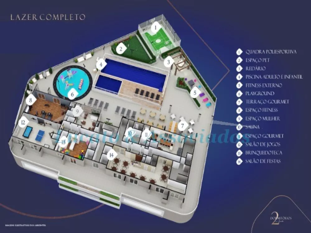 Apartamento à venda com 2 quartos, 63m² - Foto 3