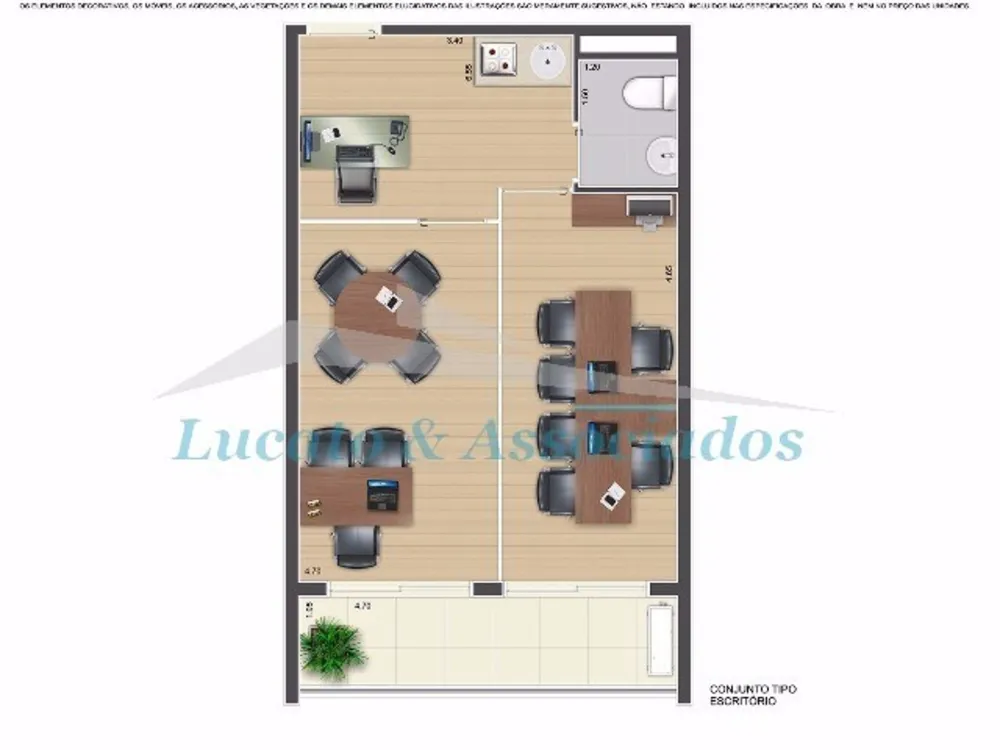 Sala-Conjunto, 39 m² - Foto 1