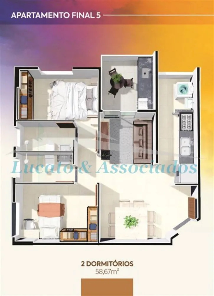 Apartamento, 2 quartos, 59 m² - Foto 20