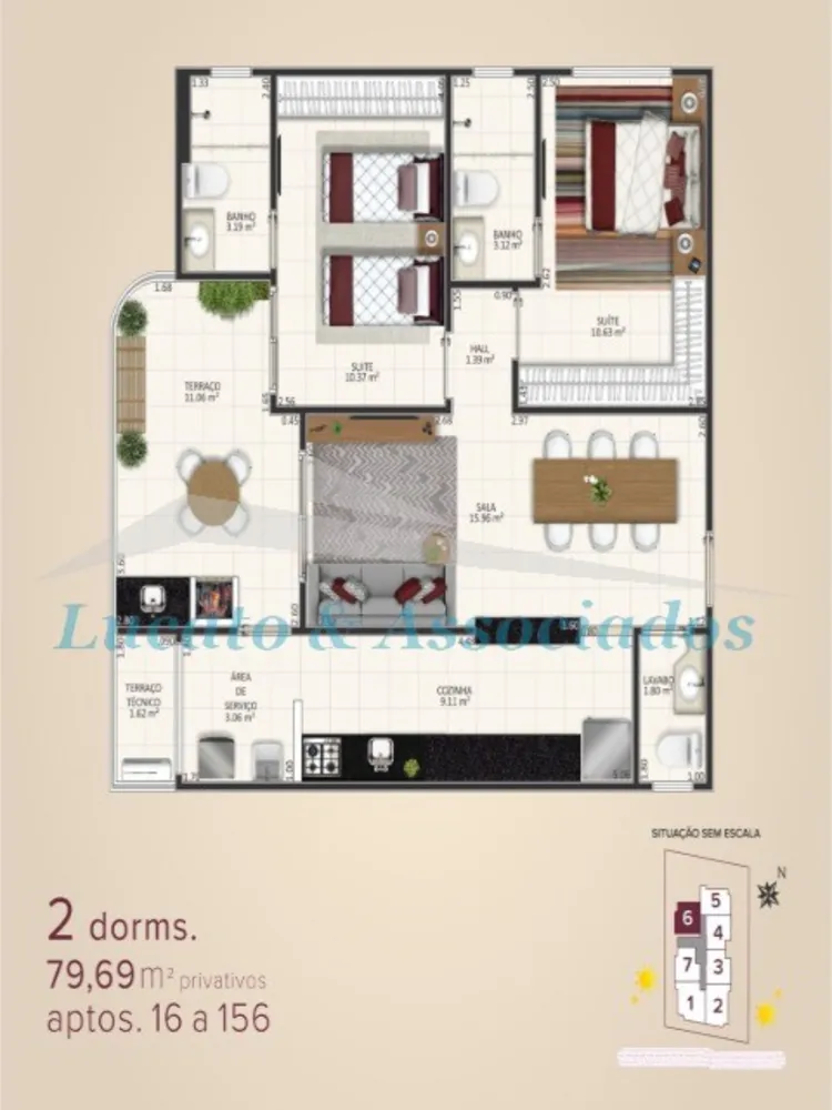 Apartamento, 2 quartos, 79 m² - Foto 11