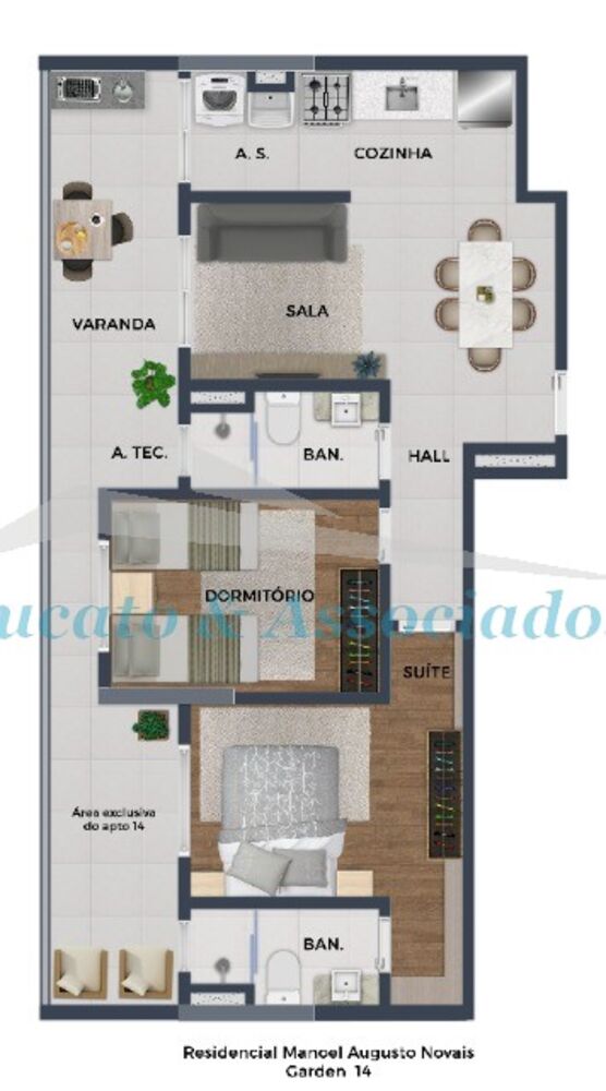 Apartamento, 2 quartos, 60 m² - Foto 4