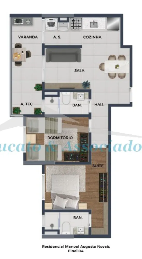 Apartamento, 2 quartos, 60 m² - Foto 8