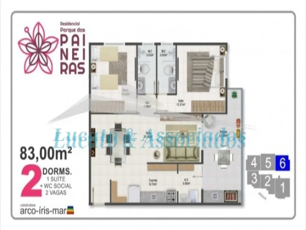 Apartamento, 2 quartos, 83 m² - Foto 7
