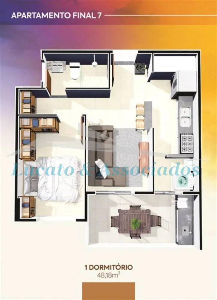 Apartamento, 1 quarto, 48 m² - Foto 11