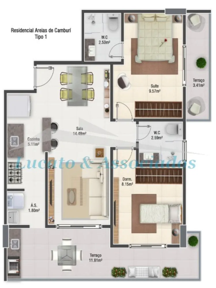 Apartamento, 2 quartos, 63 m² - Foto 10