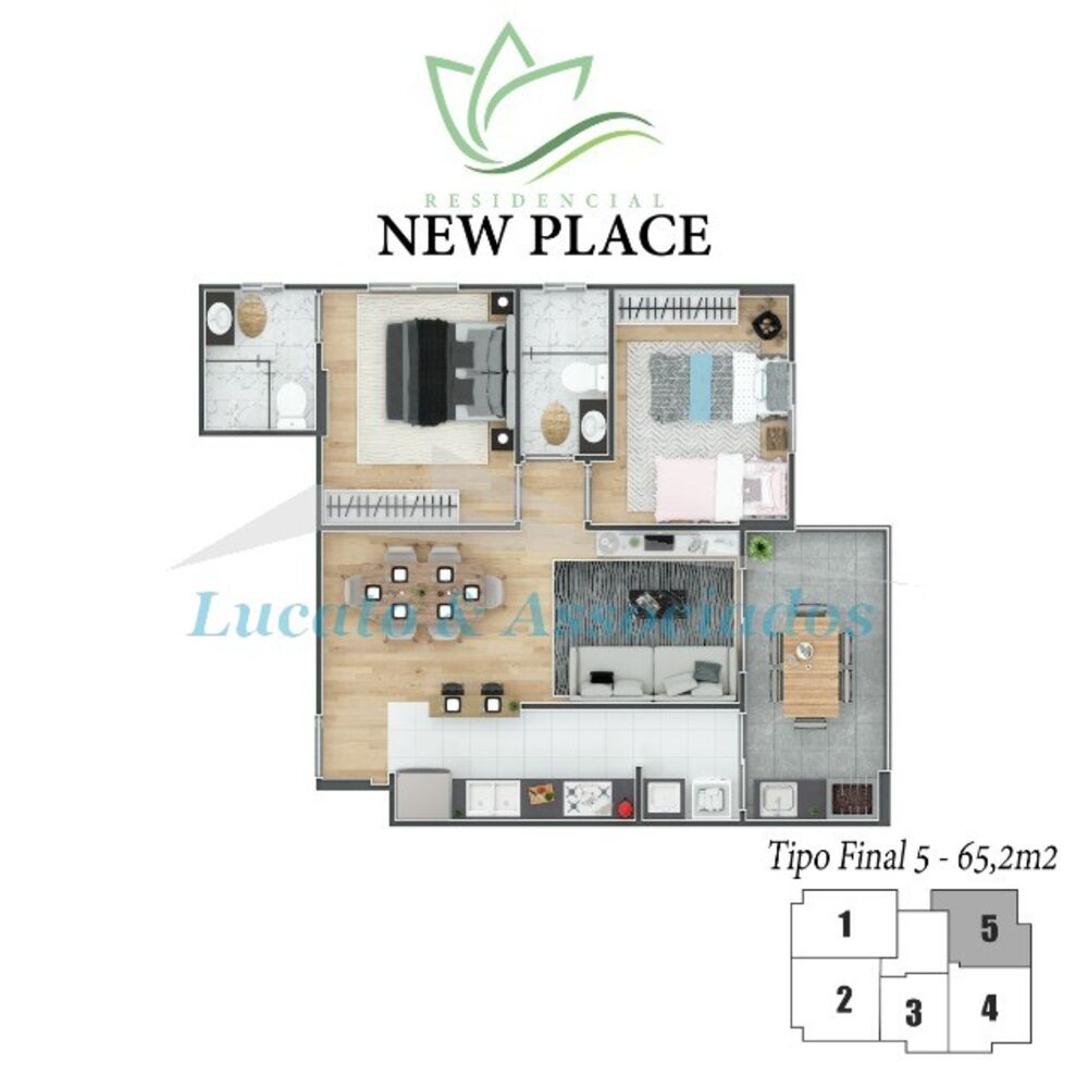 Apartamento, 2 quartos, 65 m² - Foto 4