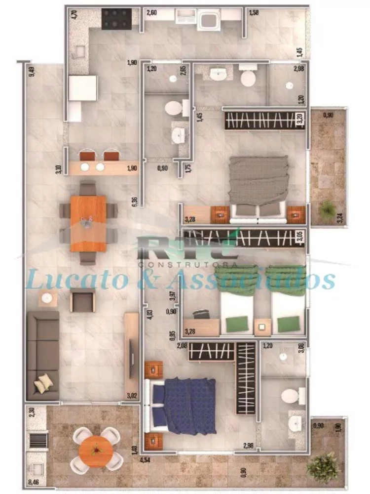 Apartamento, 2 quartos, 86 m² - Foto 9