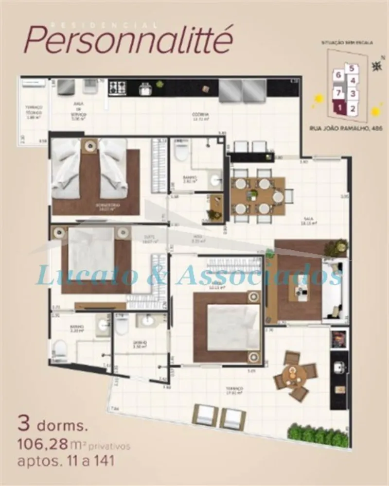Apartamento, 3 quartos, 106 m² - Foto 7