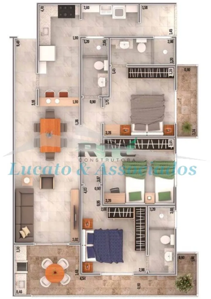 Apartamento, 2 quartos, 79 m² - Foto 11