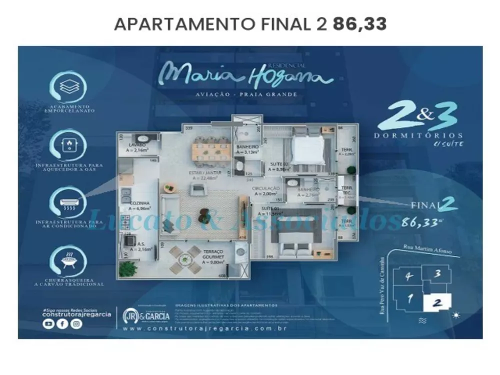 Apartamento à venda com 2 quartos, 86m² - Foto 4