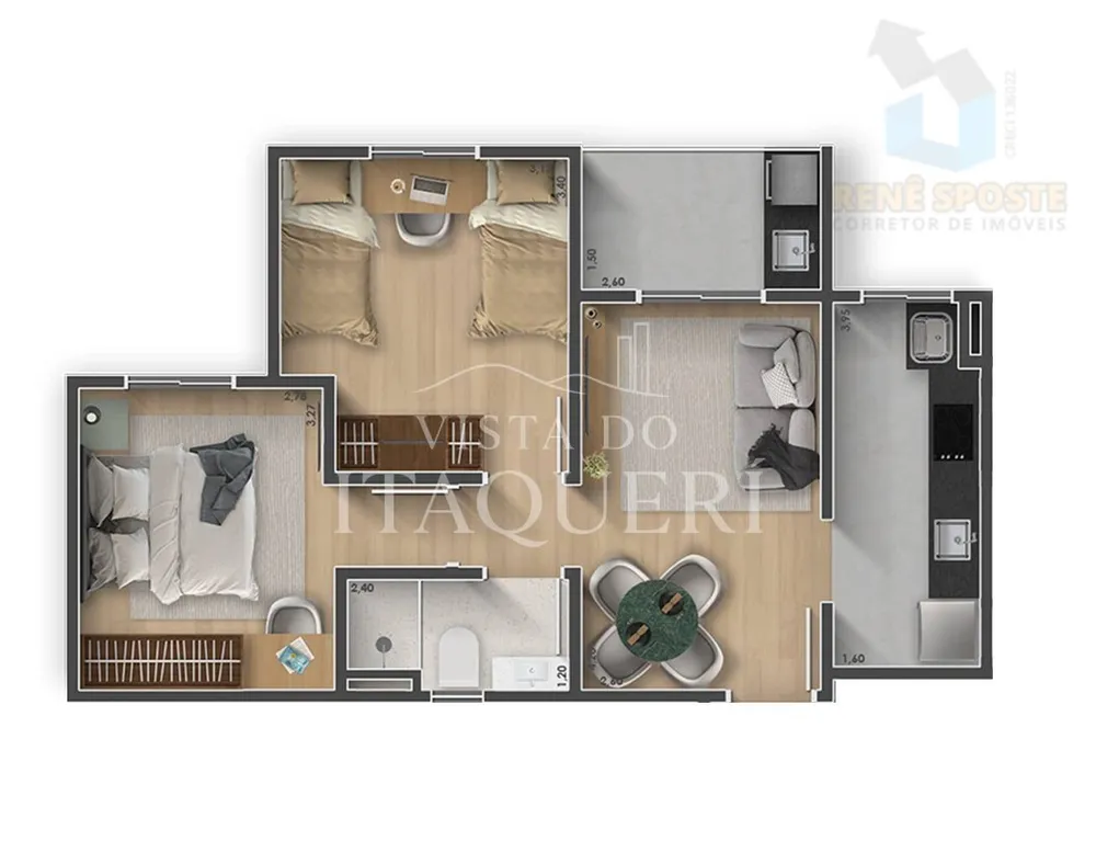 Apartamento, 2 quartos - Foto 6