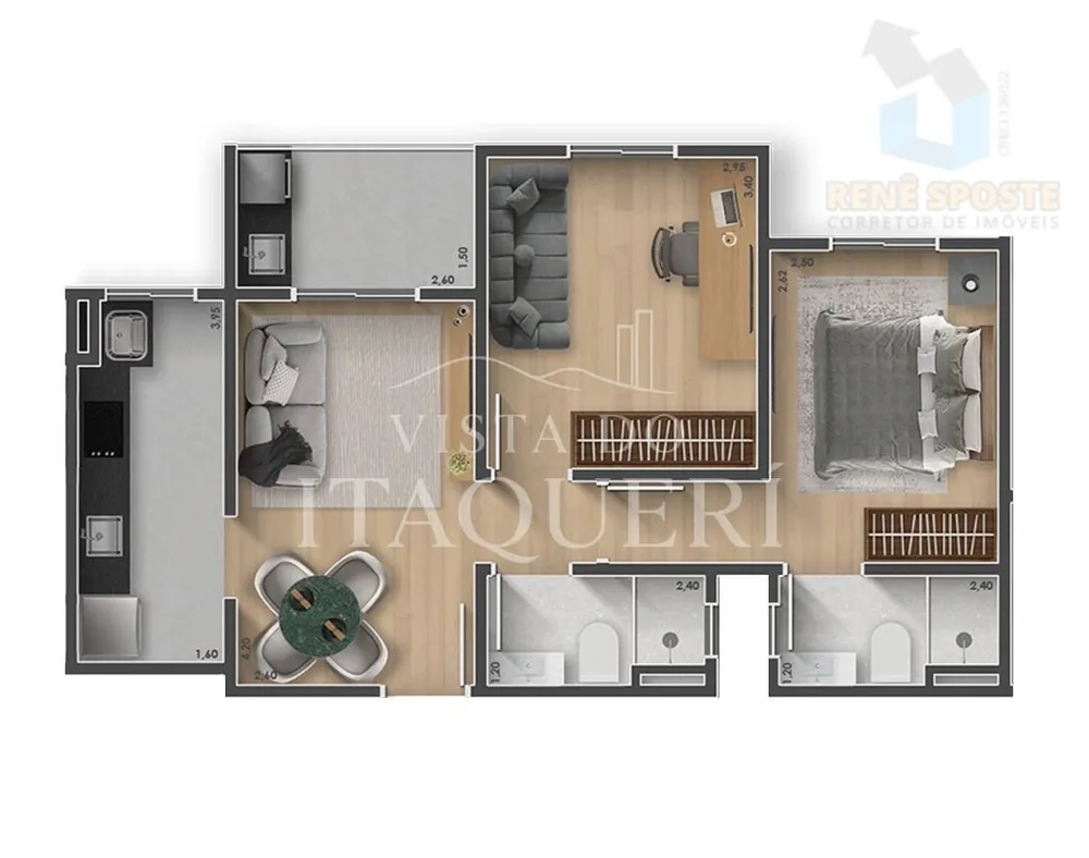Apartamento, 2 quartos - Foto 11