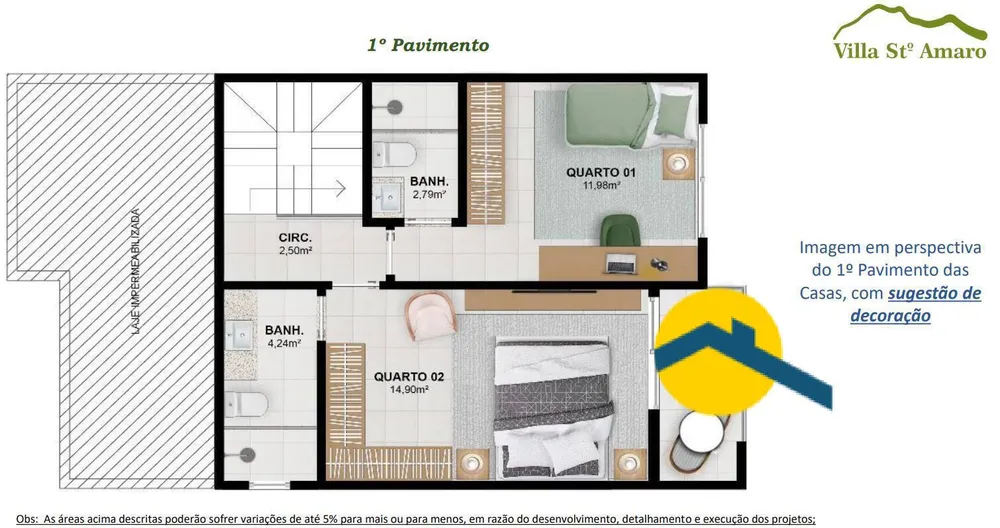 Casa de Condomínio, 3 quartos - Foto 35