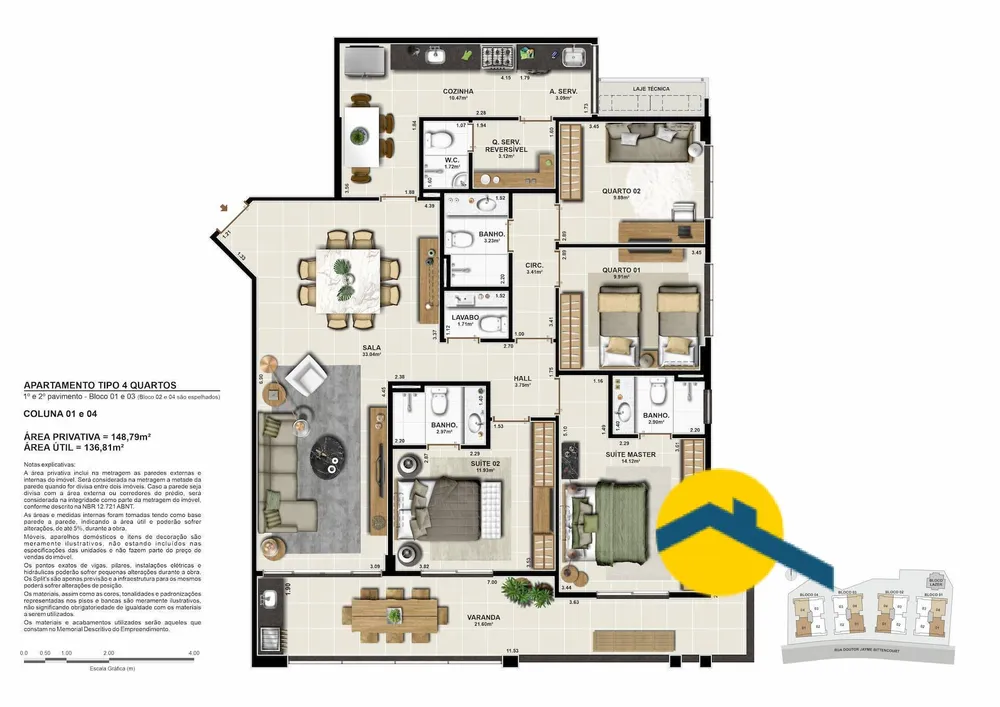 Apartamento, 4 quartos, 145 m² - Foto 19