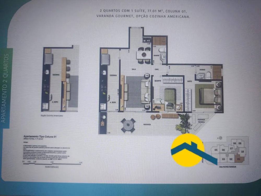 Apartamento, 1 quarto, 46 m² - Foto 17