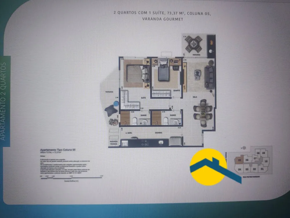 Apartamento, 1 quarto, 46 m² - Foto 12