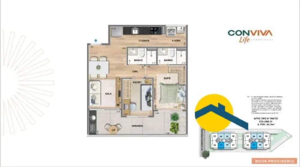 Apartamento, 3 quartos, 79 m² - Foto 16