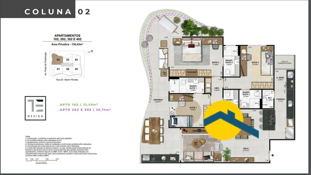 Apartamento, 3 quartos, 130 m² - Foto 17