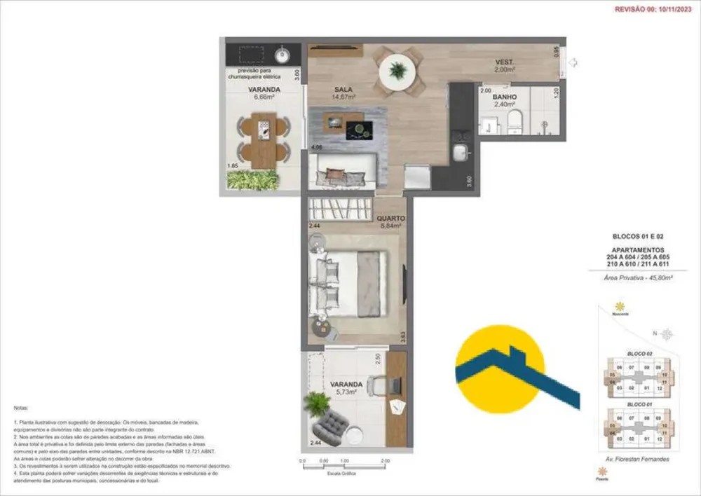 Cobertura, 2 quartos, 105 m² - Foto 31