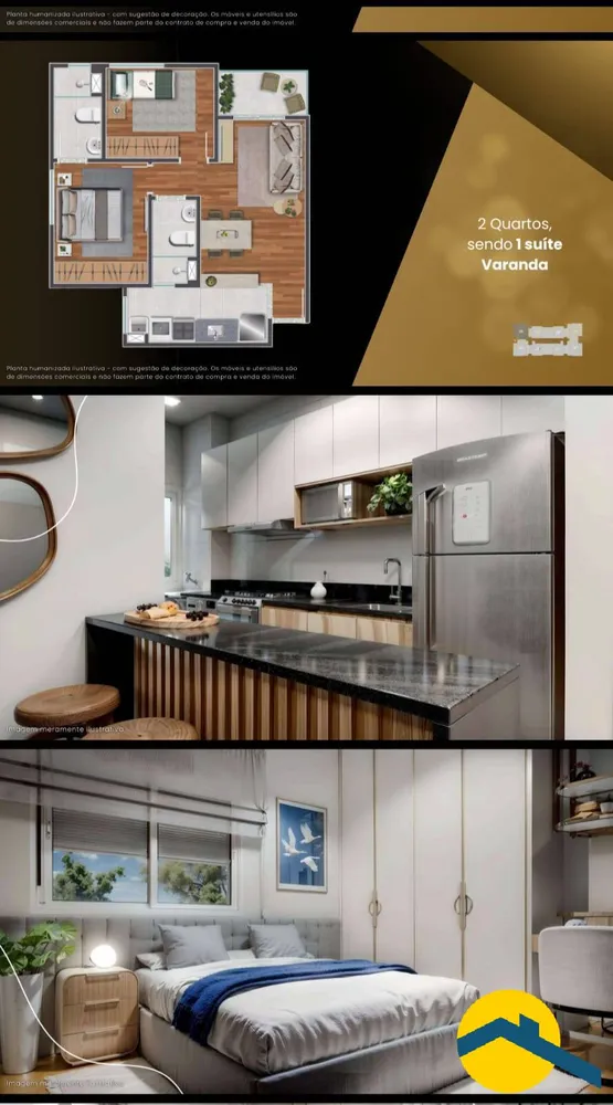 Apartamento, 2 quartos, 53 m² - Foto 7