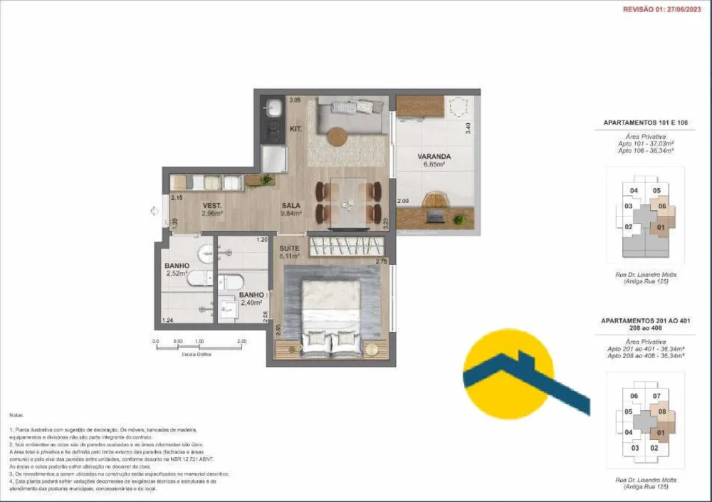 Apartamento, 1 quarto, 37 m² - Foto 11