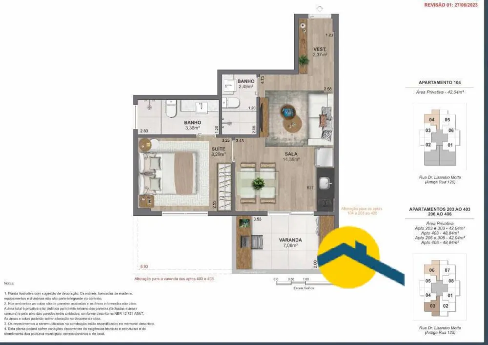 Apartamento, 1 quarto, 37 m² - Foto 14