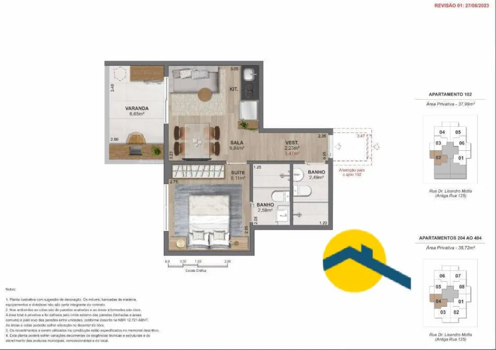 Apartamento, 1 quarto, 37 m² - Foto 15