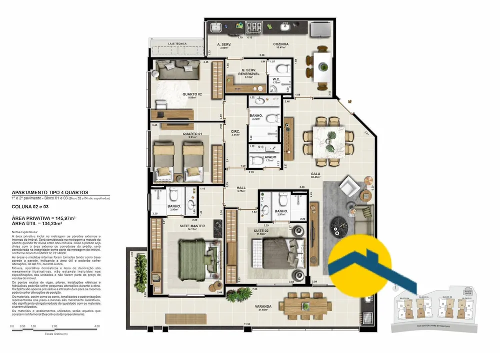 Apartamento, 4 quartos, 145 m² - Foto 23
