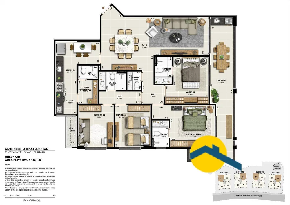 Apartamento, 4 quartos, 145 m² - Foto 35