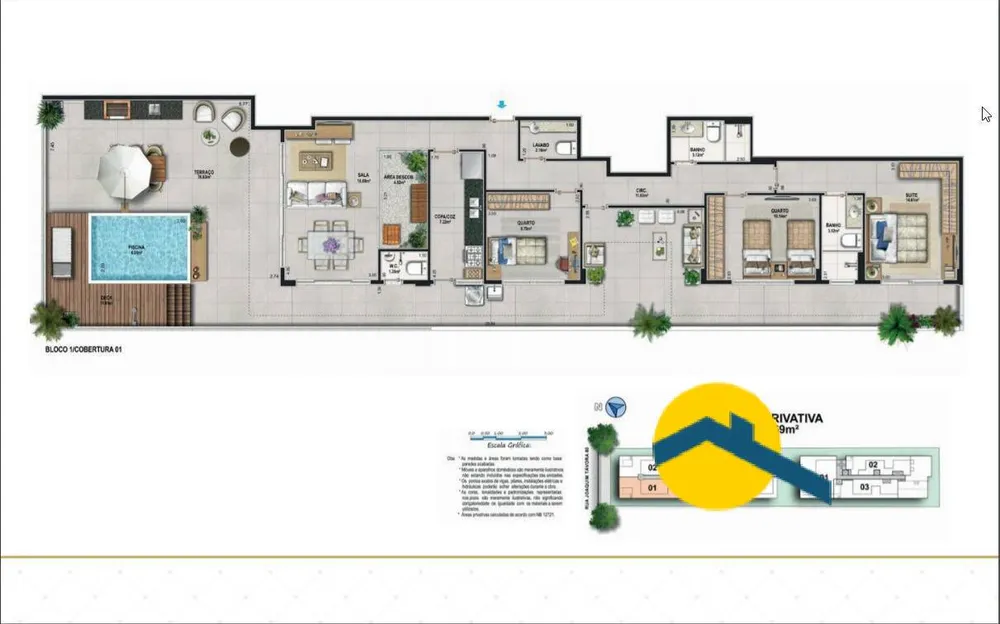Apartamento, 1 quarto, 51 m² - Foto 79